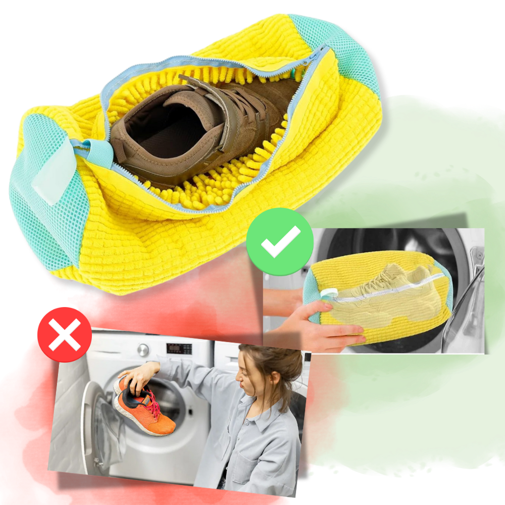 Borsa per il Lavaggio delle Scarpe in Poliestere - Ozerty