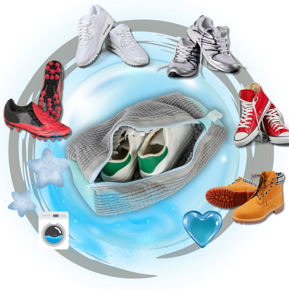 Borsa per il Lavaggio delle Scarpe in Poliestere - Ozerty