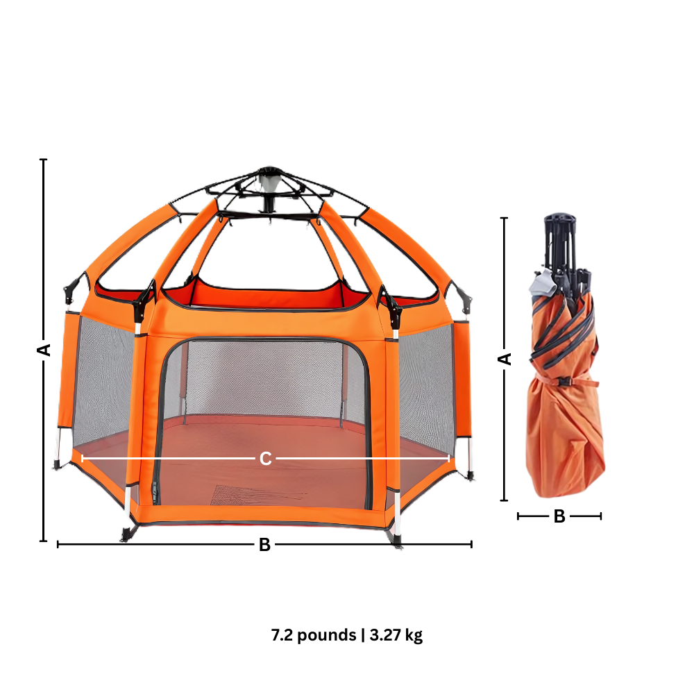 Box per bambini a rete pop-up - Ozerty