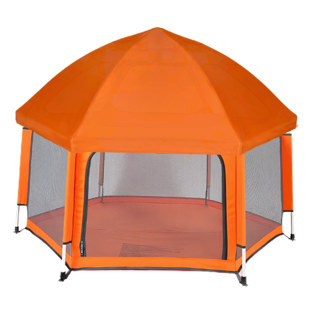 Pop-up mesh playpen for children