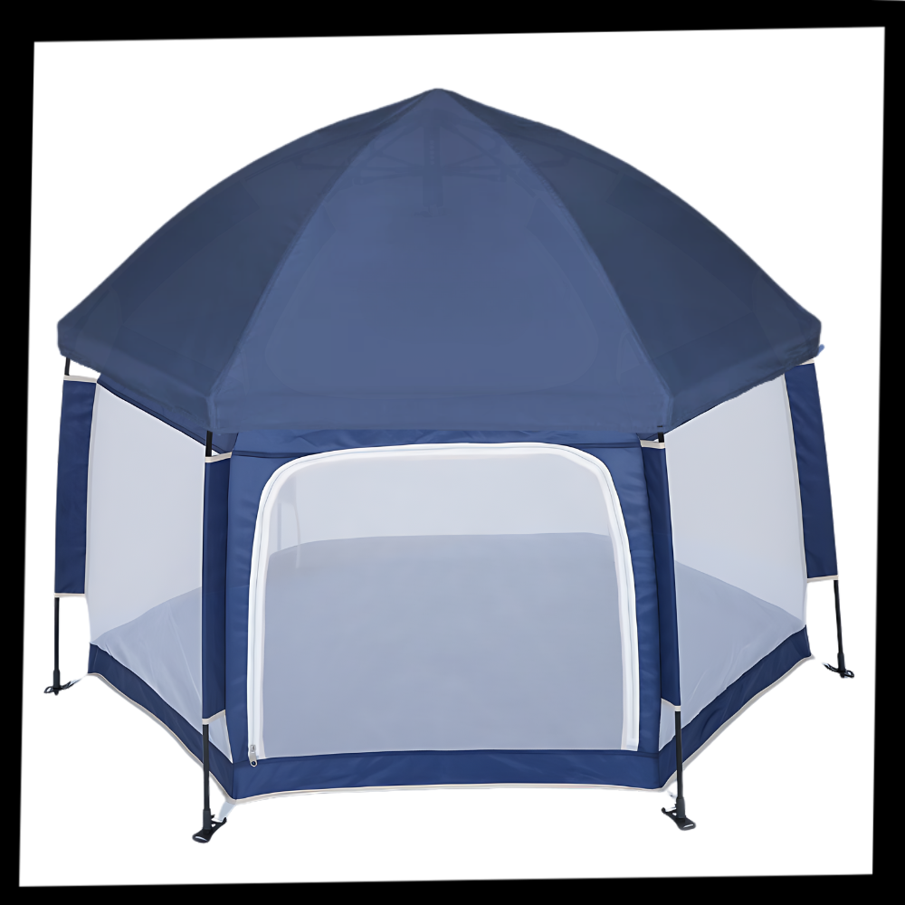 Pop-up mesh playpen for children