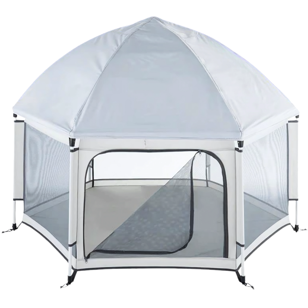 Pop-up mesh playpen for children