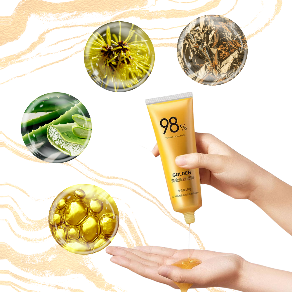 Maschera di pulizia per i pori dorata - Ozerty