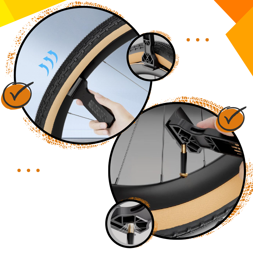 Strumento portatile per copertoni di biciclette - Ozerty