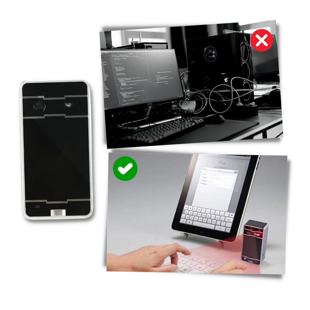 Tastiera olografica portatile - Ozerty