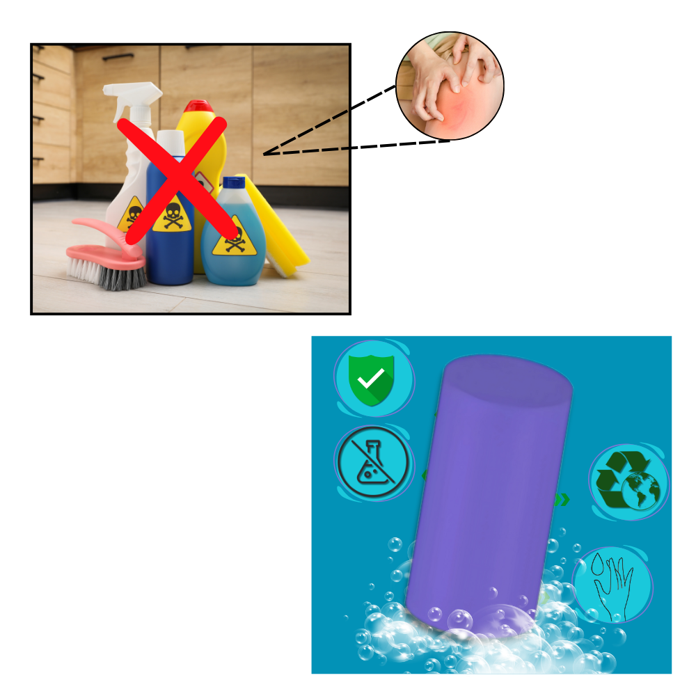 Bastoncino Potente per la Pulizia e Decalcificazione del WC - Ozerty