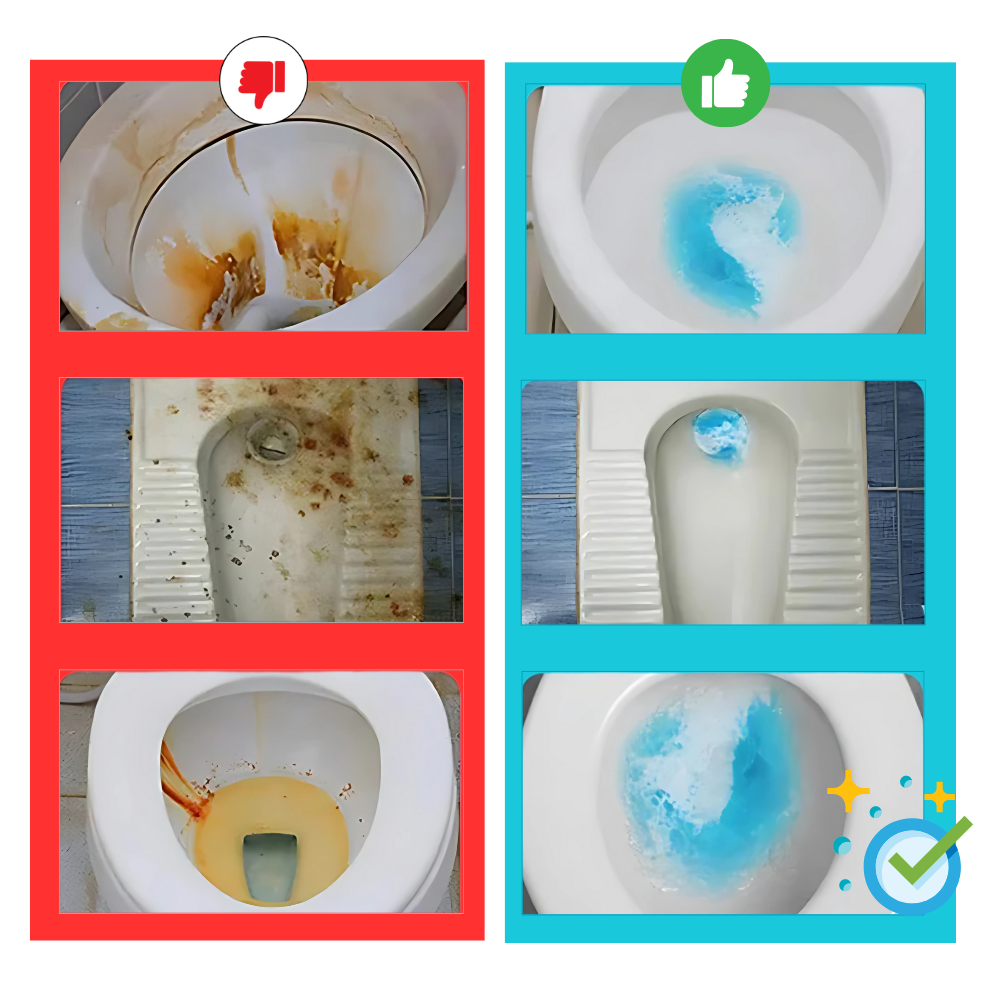 Bastoncino Potente per la Pulizia e Decalcificazione del WC - Ozerty