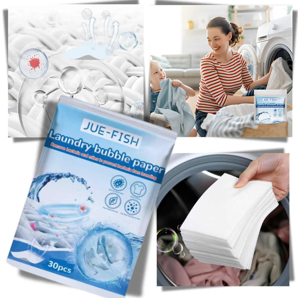 Fogli per il bucato Eco a dissoluzione rapida - Ozerty