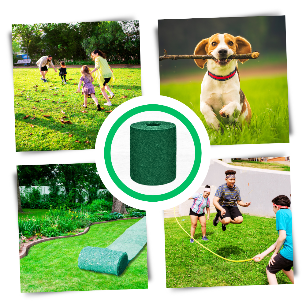 Tappetino di semi di erba verde a fissaggio rapido - Ozerty