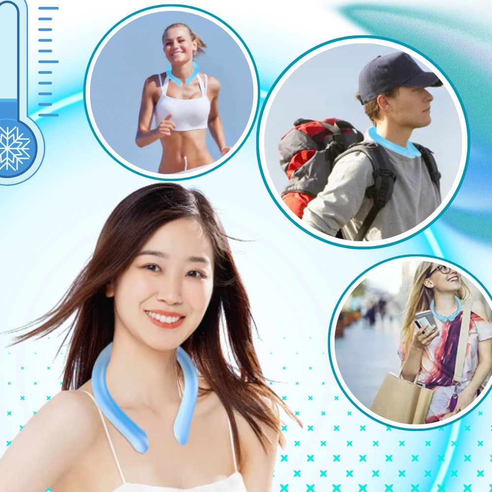 Fascia Collo Rinfrescante a Raffreddamento Rapido - Ozerty