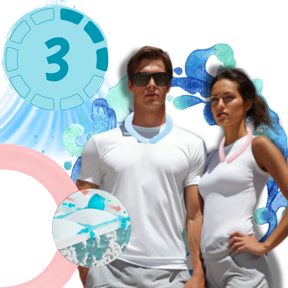 Fascia Collo Rinfrescante a Raffreddamento Rapido - Ozerty