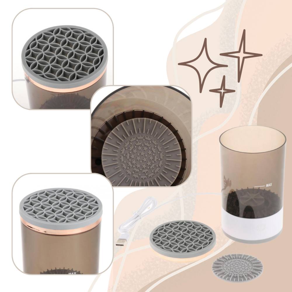 Pulitore elettrico di pennelli a ricarica rapida - Ozerty