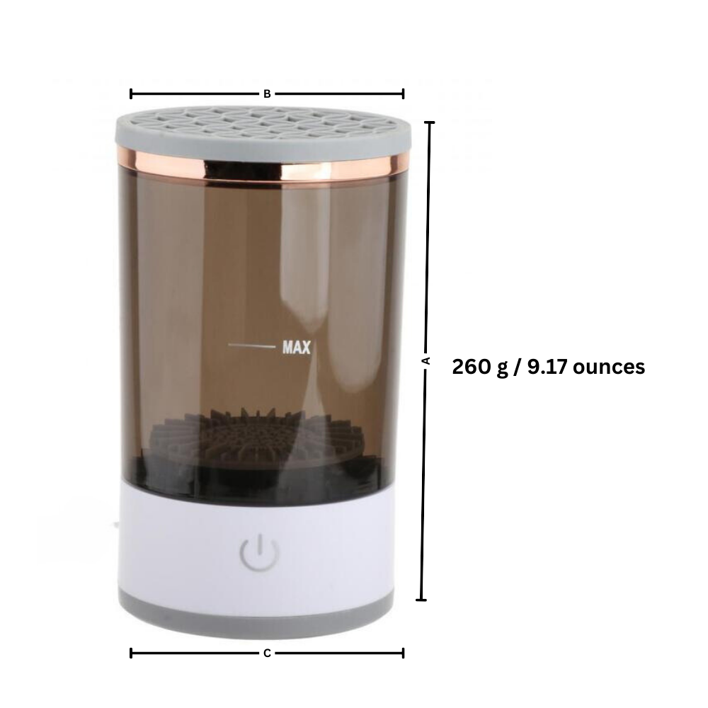 Pulitore elettrico di pennelli a ricarica rapida - Ozerty