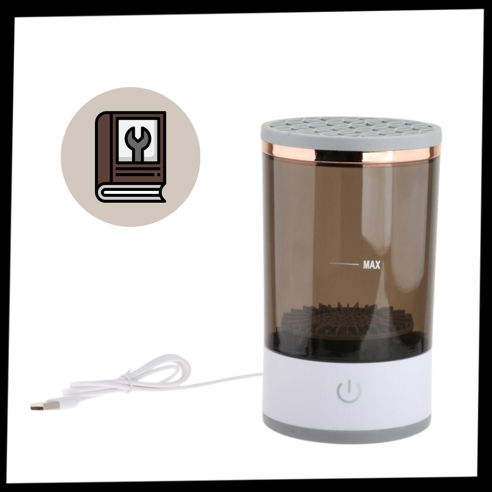 Pulitore elettrico di pennelli a ricarica rapida - Ozerty