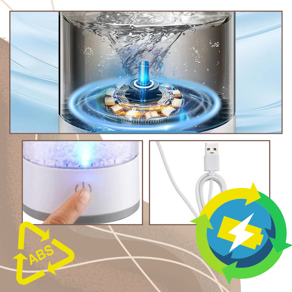 Pulitore elettrico di pennelli a ricarica rapida - Ozerty