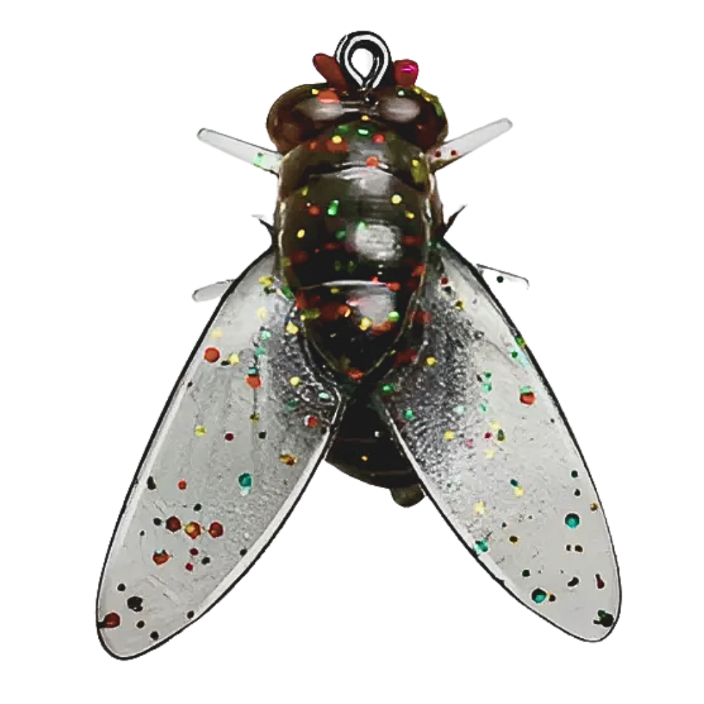 Esche realistiche per la pesca a mosca -Nero - Ozerty