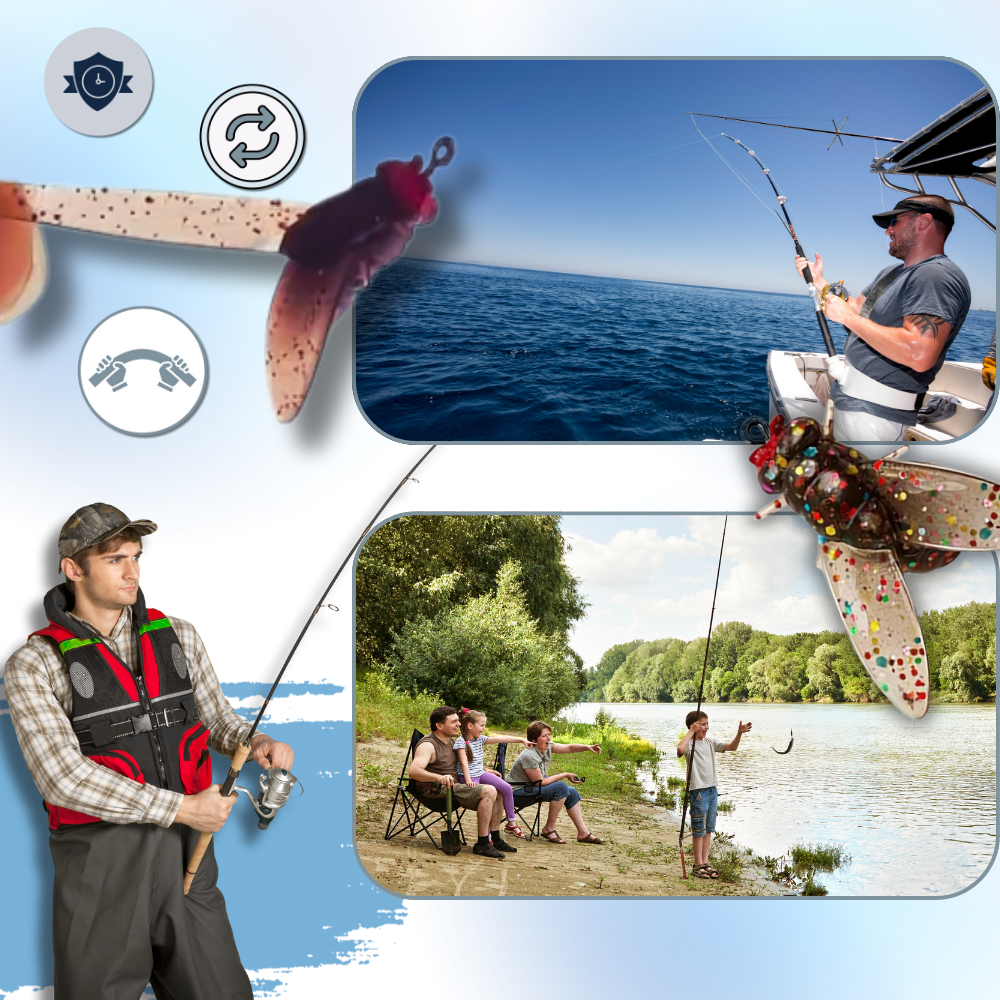 Esche realistiche per la pesca a mosca - Ozerty