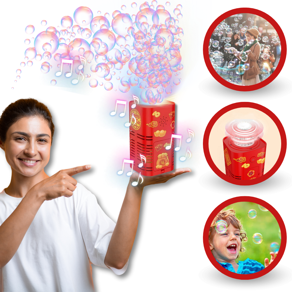 Macchina per bolle d'artificio ricaricabile - Ozerty