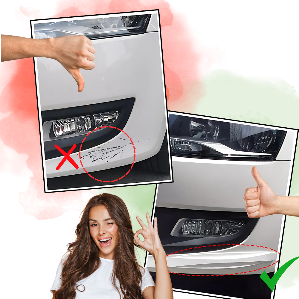 Strisce Protettive Riflettenti per Paraurti Auto - Ozerty