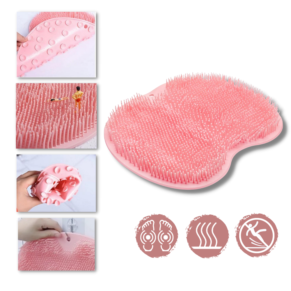 Spazzola da doccia rilassante per schiena e piedi - Ozerty