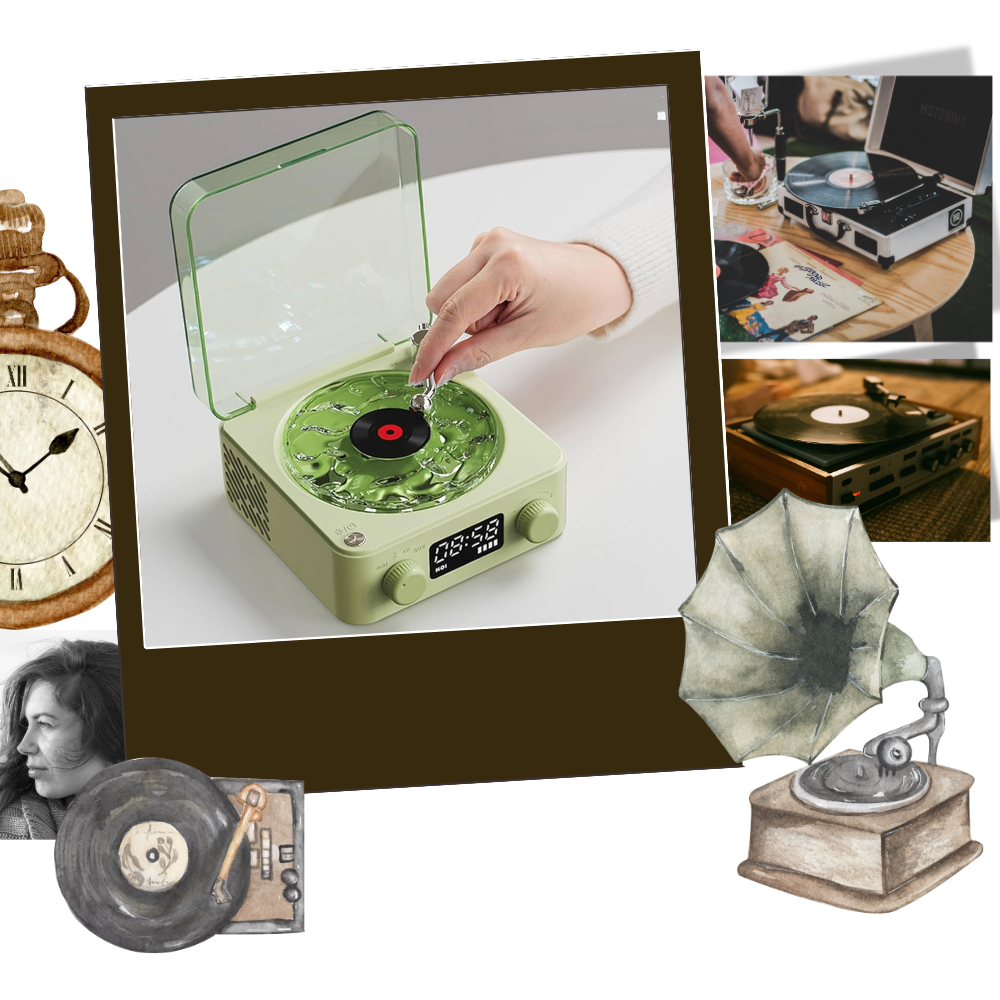Lettore di Vinili Retrò - Ozerty