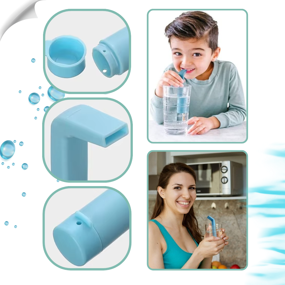 Cannuccia riutilizzabile anti singhiozzo Hiccaway - Ozerty