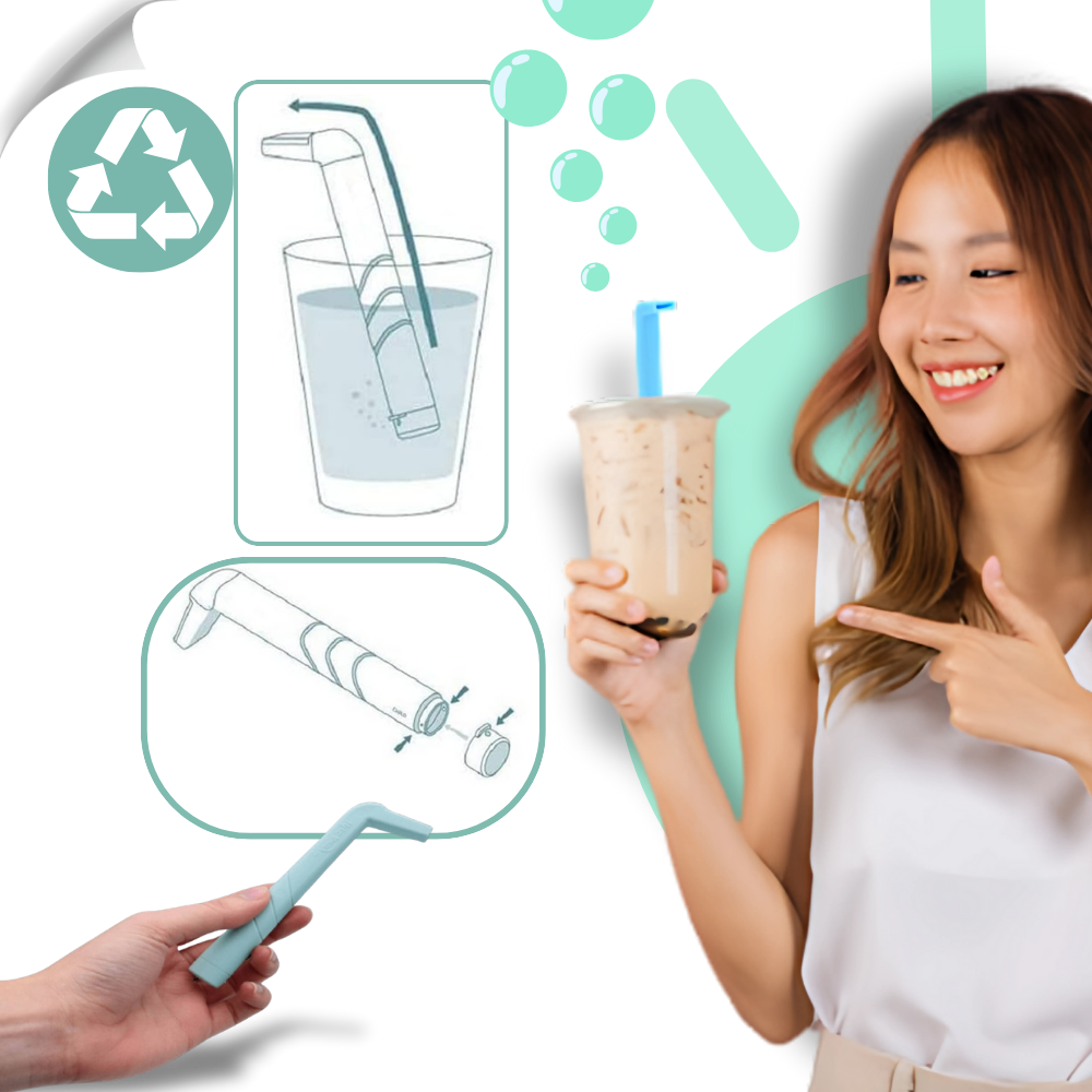 Cannuccia riutilizzabile anti singhiozzo Hiccaway - Ozerty