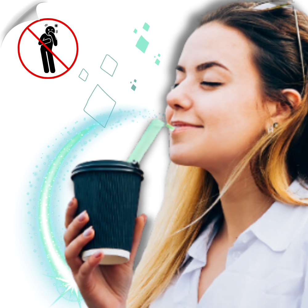 Cannuccia riutilizzabile anti singhiozzo Hiccaway - Ozerty