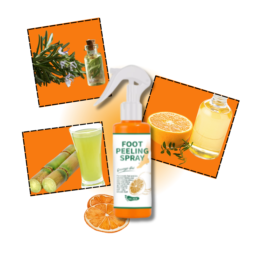 Spray Esfoliante per i Piedi - Ozerty