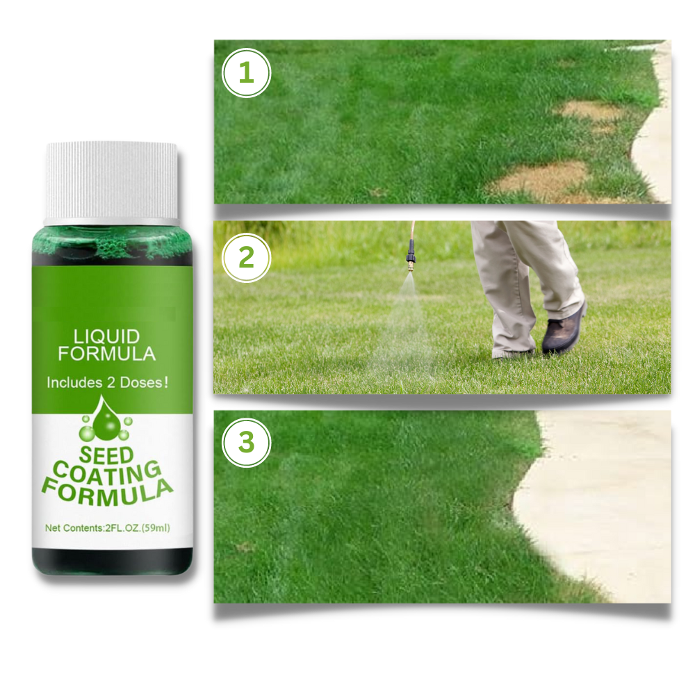 Spray rivitalizzante per l'erba del prato - Ozerty