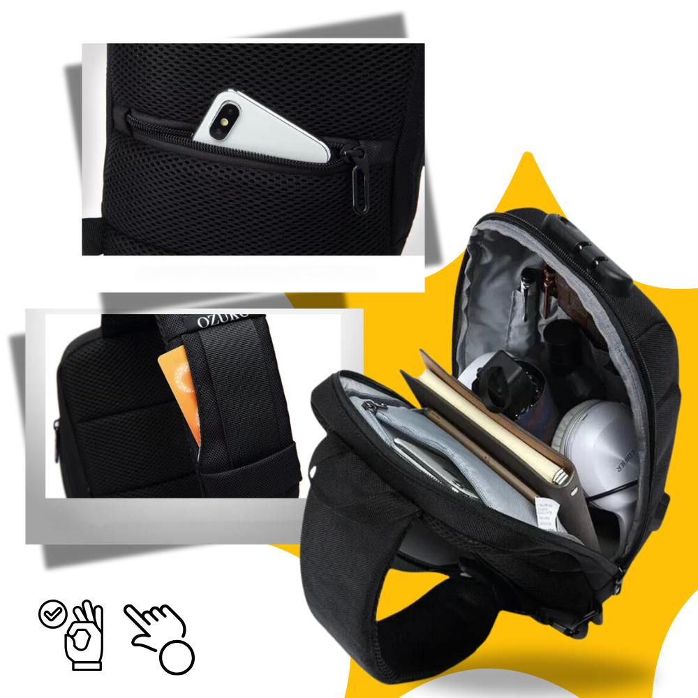 Zaino a Tracolla Rinforzato - Ozerty