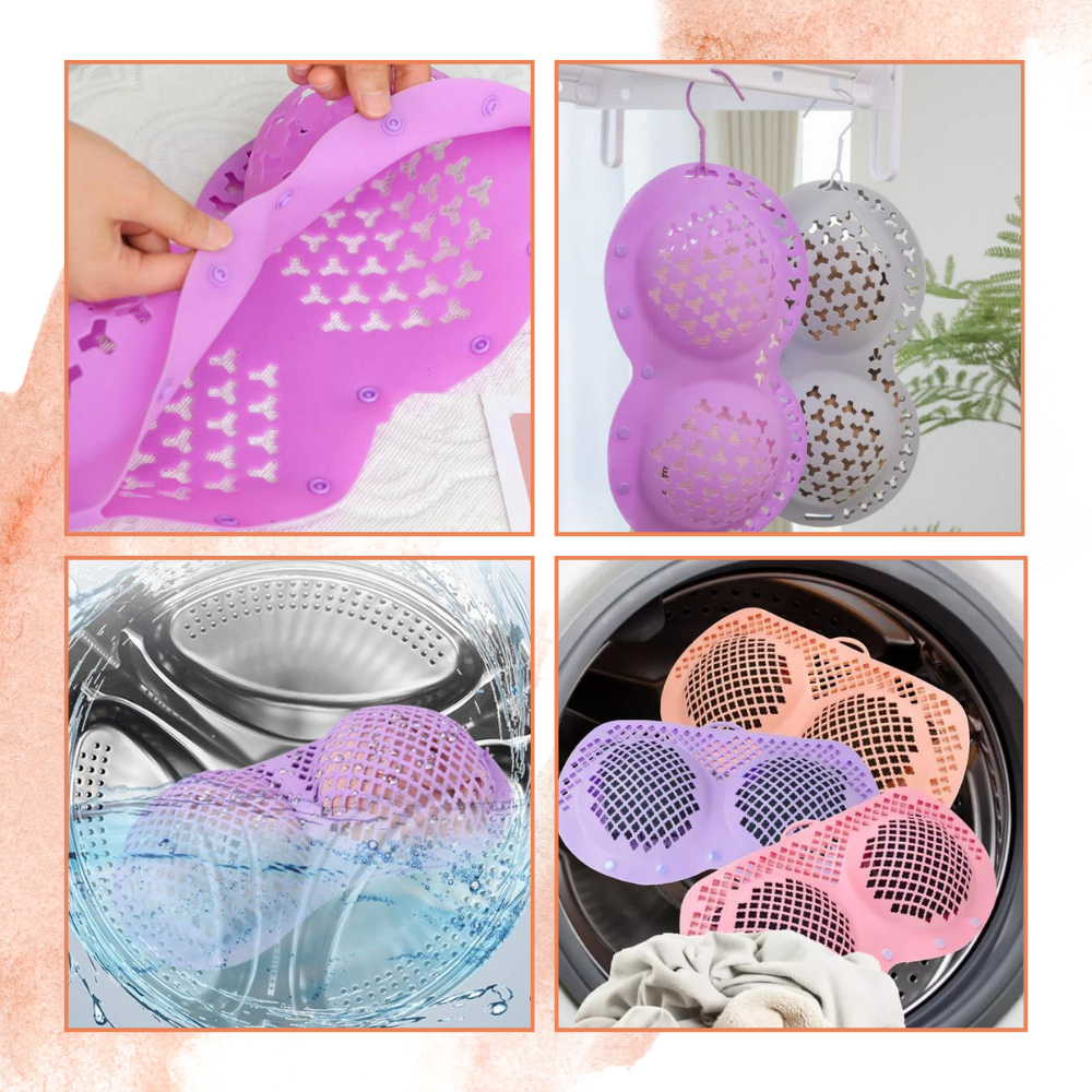 Borsa per Lavare Reggiseni con Chiusura Sicura - Ozerty