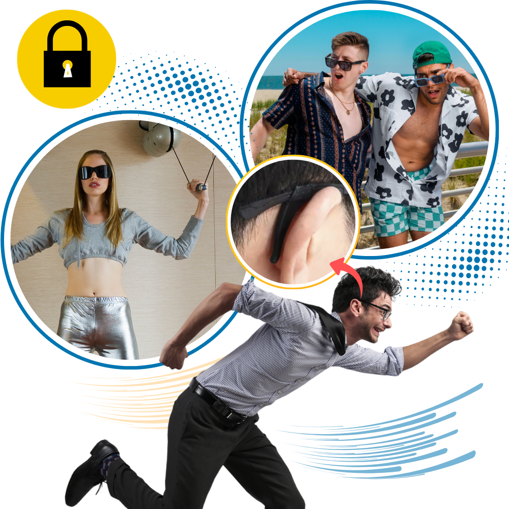 Cuscinetti Antiscivolo per Astine Occhiali - Ozerty