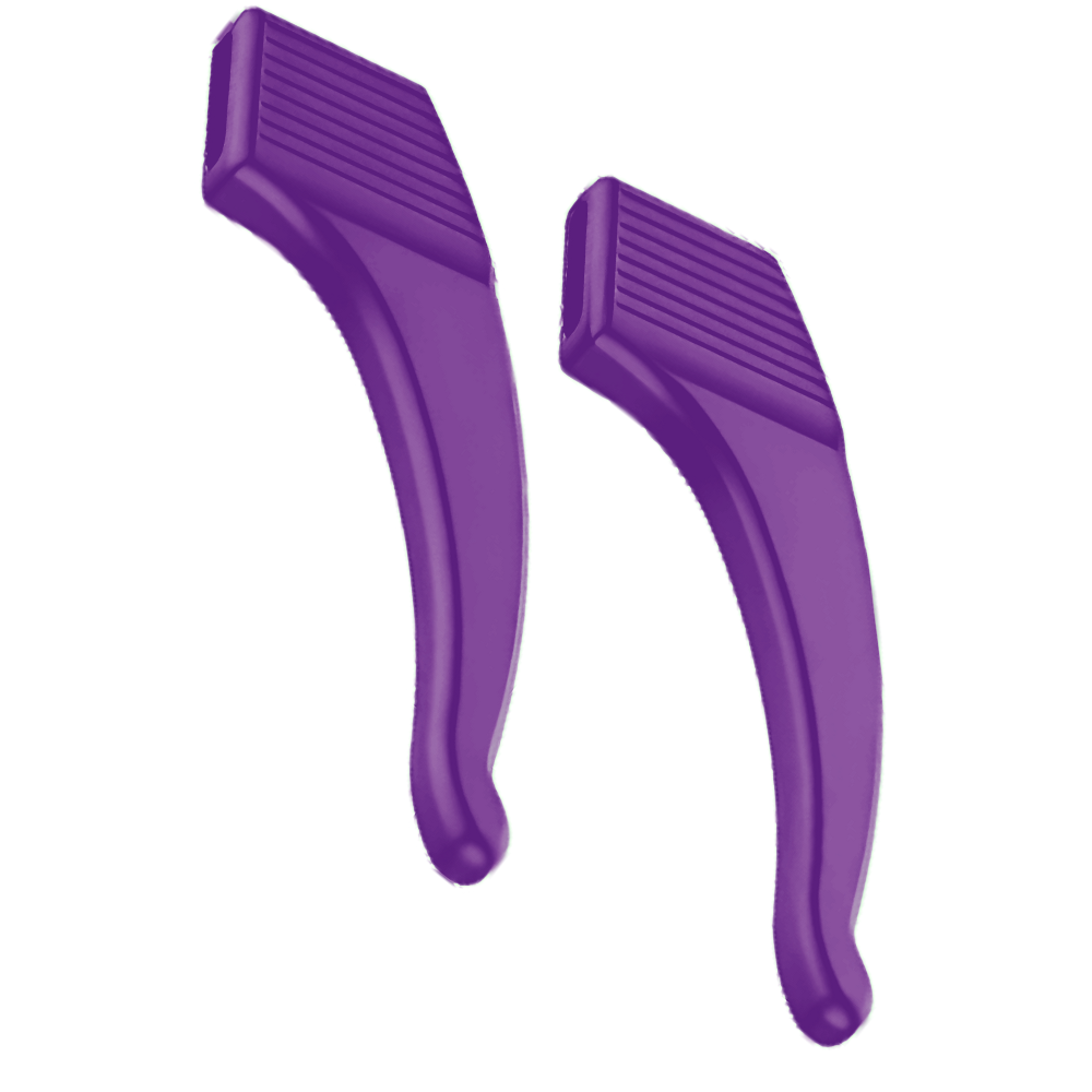 Cuscinetti Antiscivolo per Astine Occhiali -Viola - Ozerty