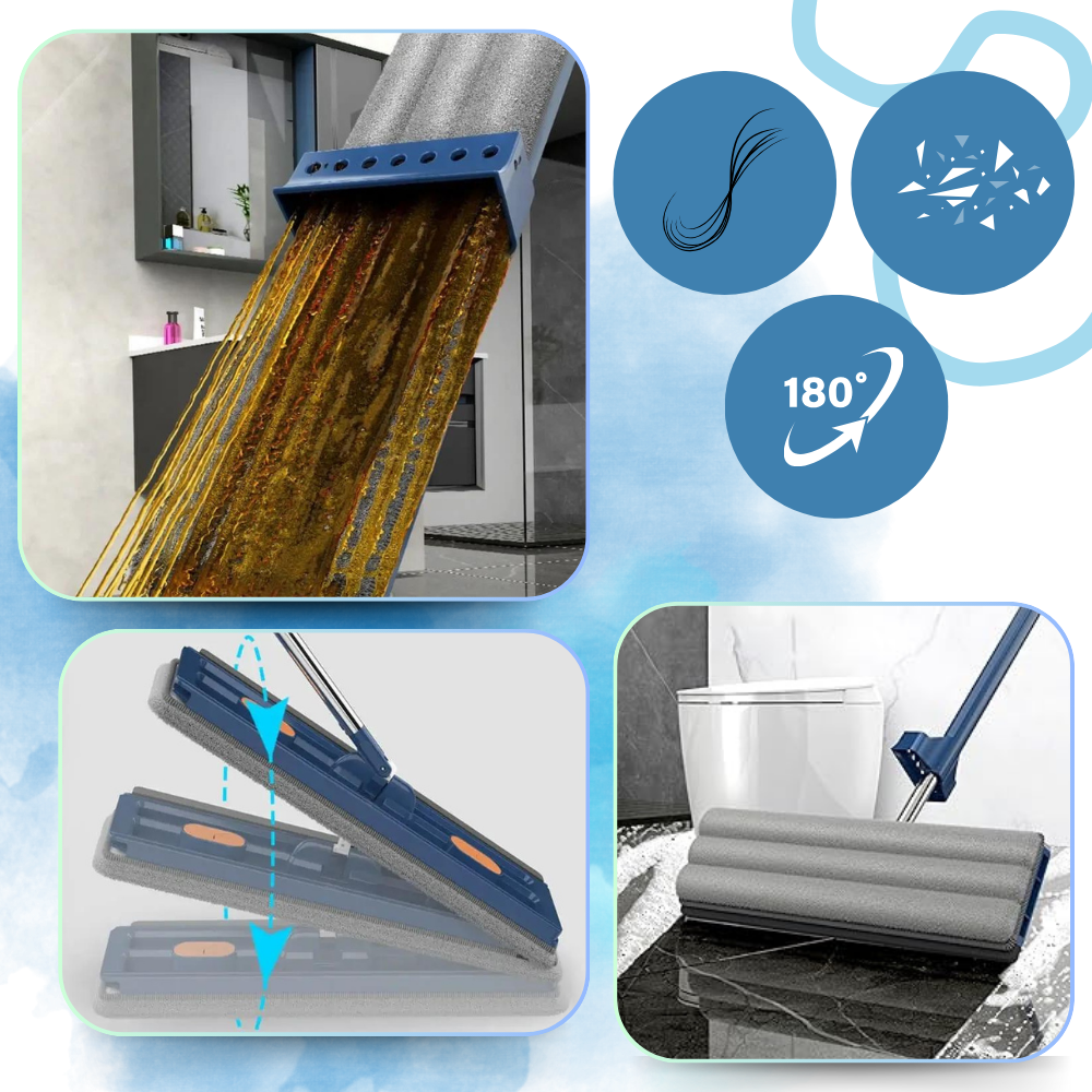 Mocio autoavvolgenti con secchio - Ozerty