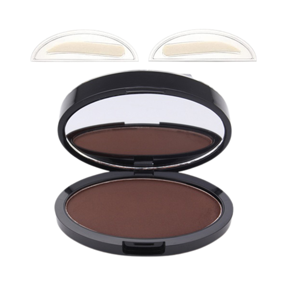 Timbro Sopracciglia Lunga Durata dal Design Elegante -Marrone scuro/Dritto - Ozerty