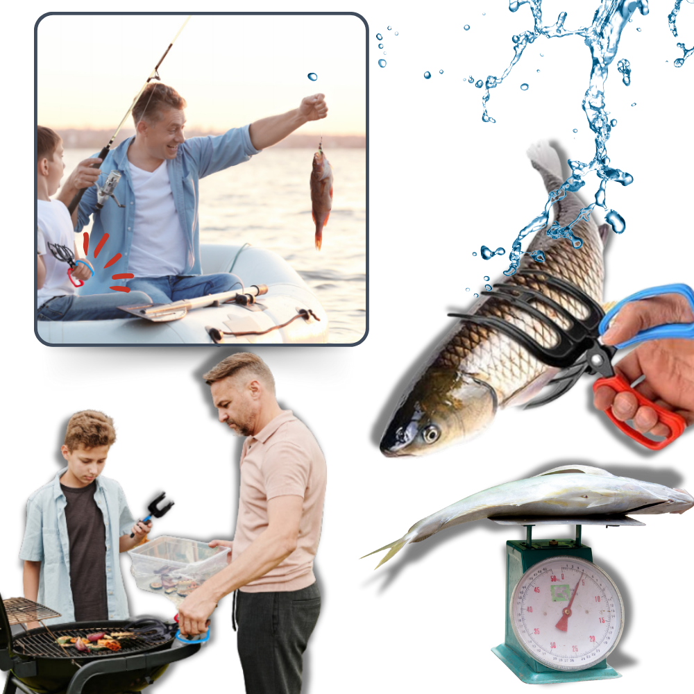 Strumento di presa per pesci antiscivolo - Ozerty