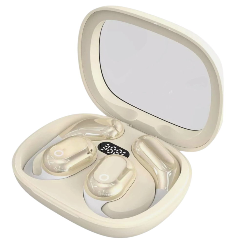 Auricolari con Traduttore di Intelligenza Artificiale -Beige - Ozerty