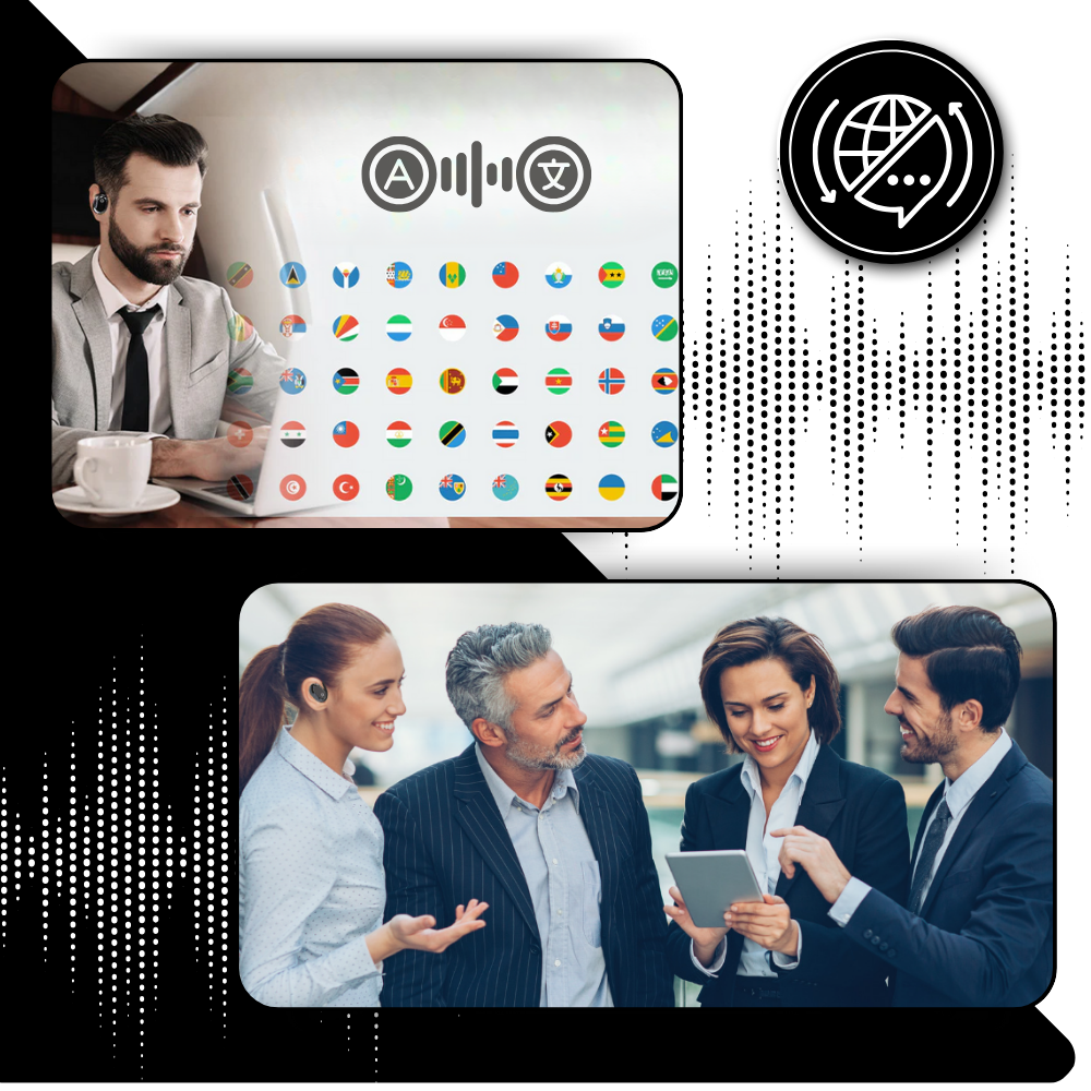 Auricolari con Traduttore di Intelligenza Artificiale - Ozerty