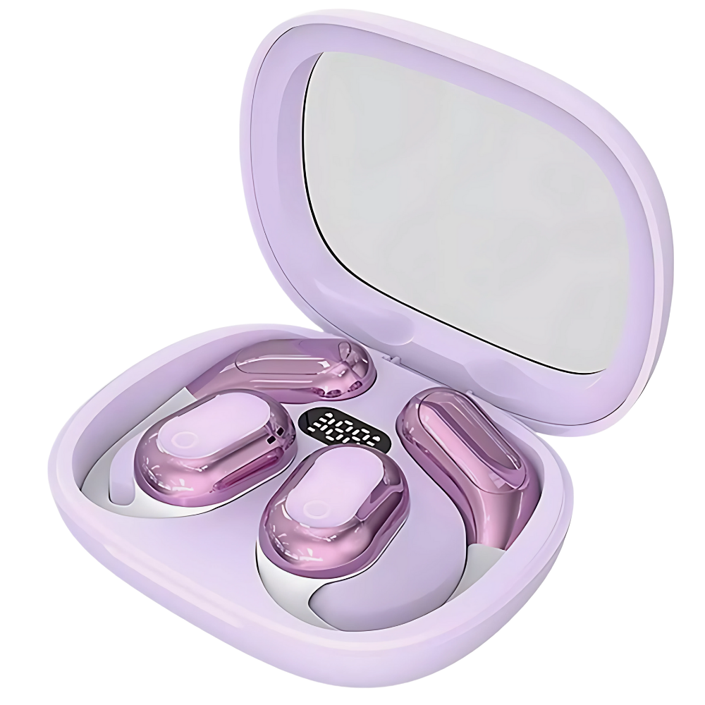 Auricolari con Traduttore di Intelligenza Artificiale -Viola - Ozerty