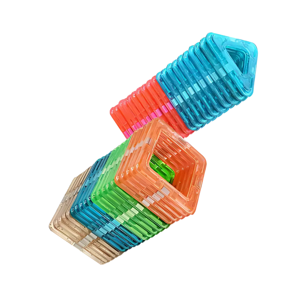Blocchi Magnetici Scatta e Costruisci -Mini formato - Ozerty