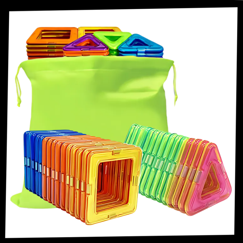 Blocchi Magnetici Scatta e Costruisci - Ozerty