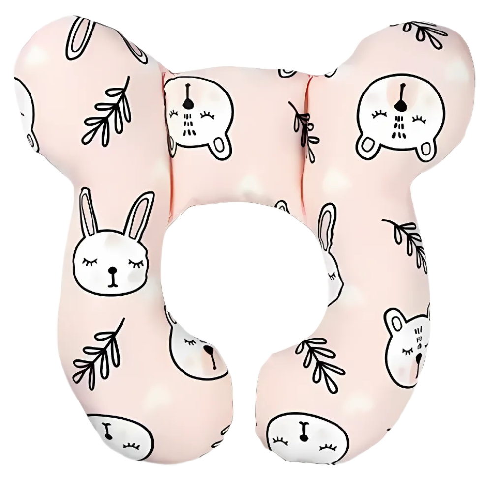 Cuscino per bambini SoftNest -Orsi rosa - Ozerty