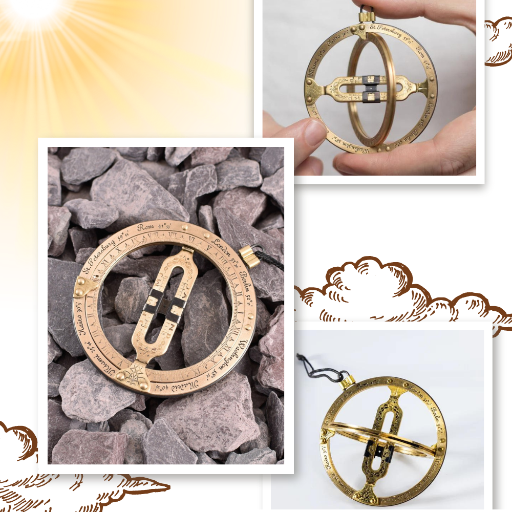 Orologio solare da tasca di precisione - Ozerty