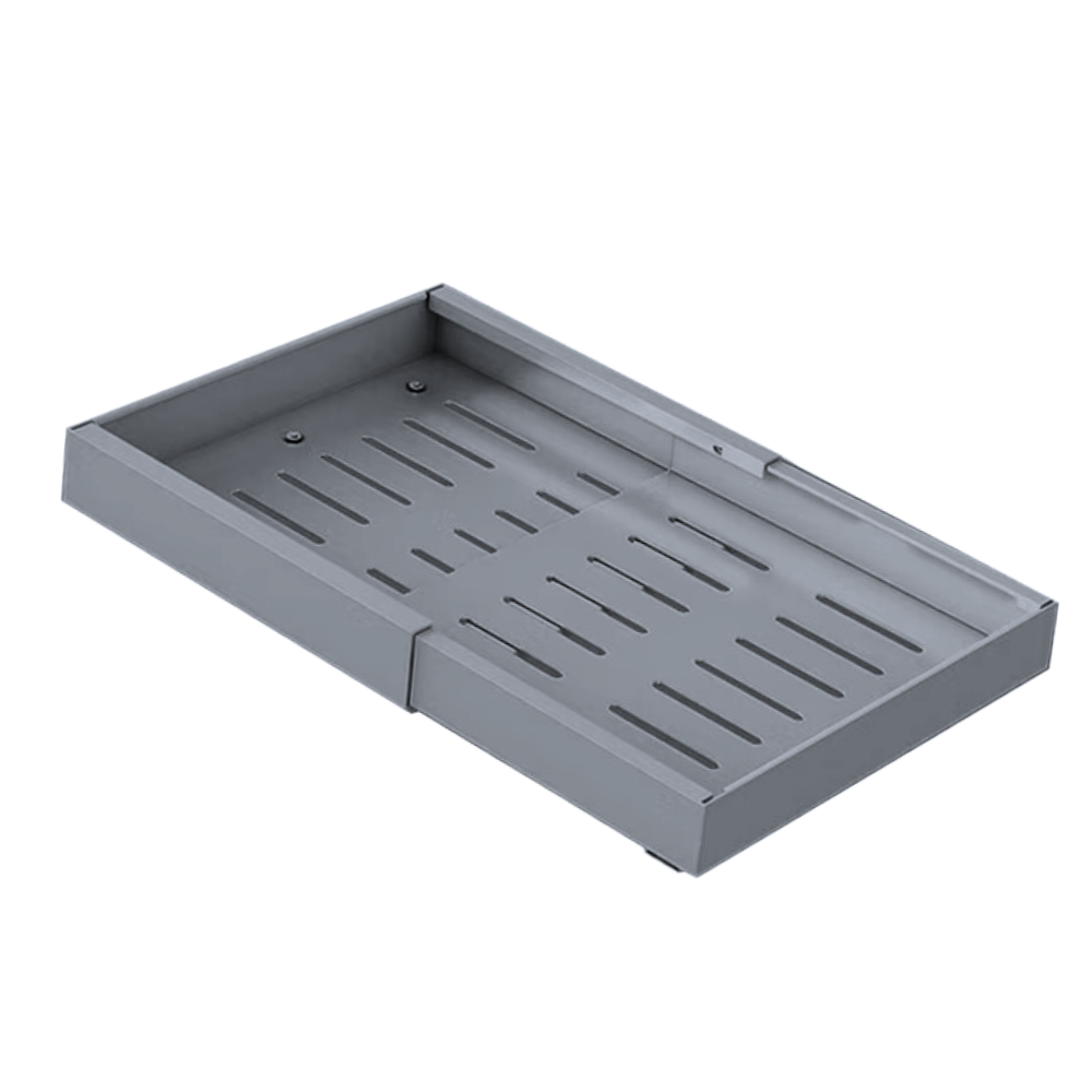 Organizzatore di Armadietti a Scorrimento Salvaspazio -Grigio/L - Ozerty