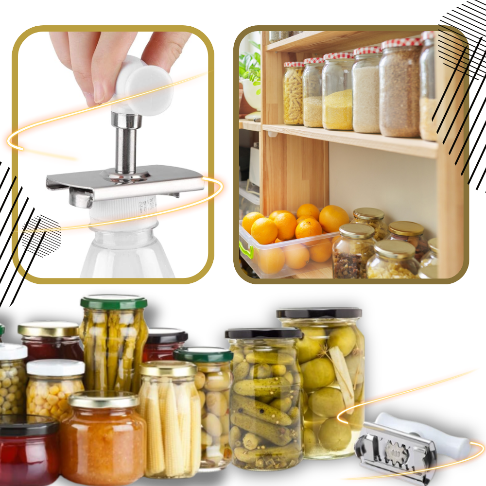 Apribottiglie in acciaio inox - Ozerty