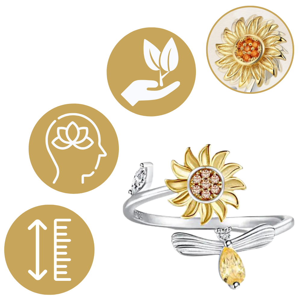 Anello Girasole rotante - Ozerty