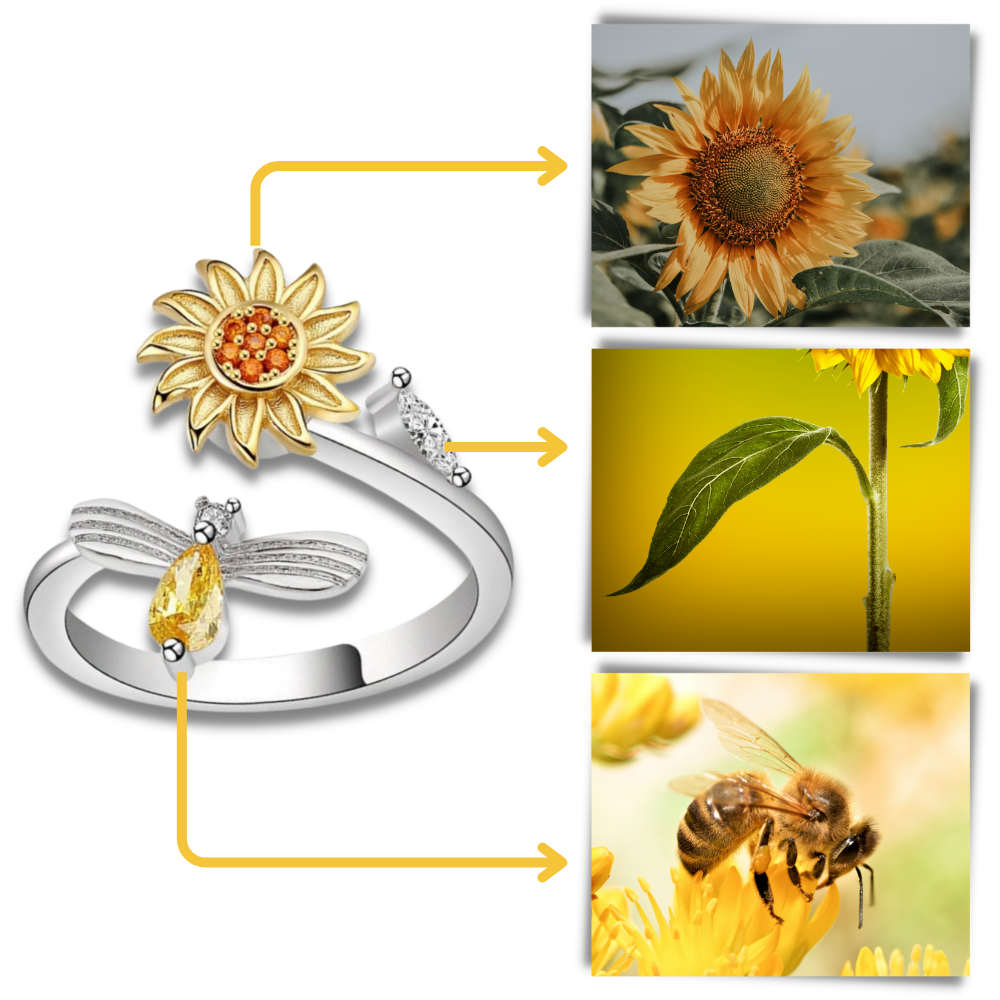 Anello Girasole rotante - Ozerty