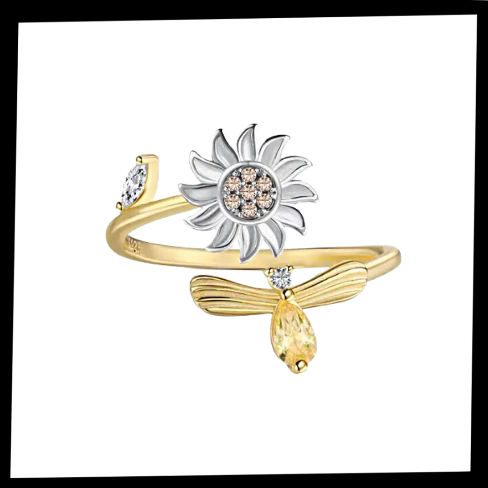 Anello Girasole rotante - Ozerty