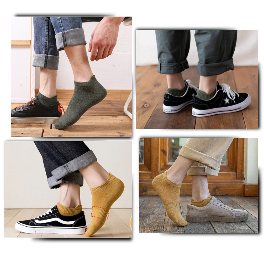 Calzini alla caviglia Comfort Supremo Uomo - Ozerty